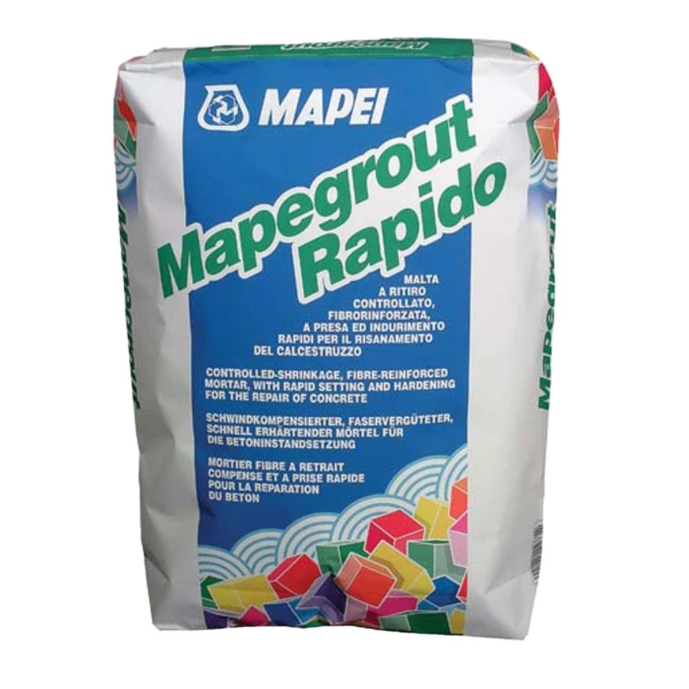 Mortar monocomponent Mapei Mapegrout Rapido, fibroranforsat, 25 kg