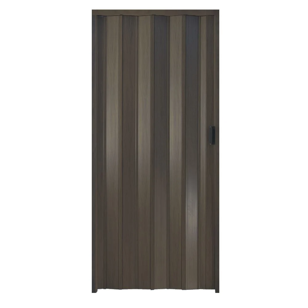 Usa plianta din PVC Accordion, decor wenge, 203 x 82 cm