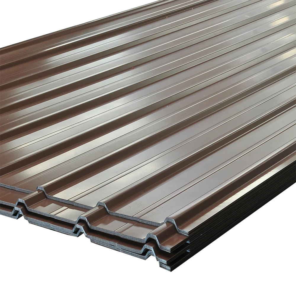 Tabla cutata zincata maro, H 12, 0.3 x 910 x 2000 mm