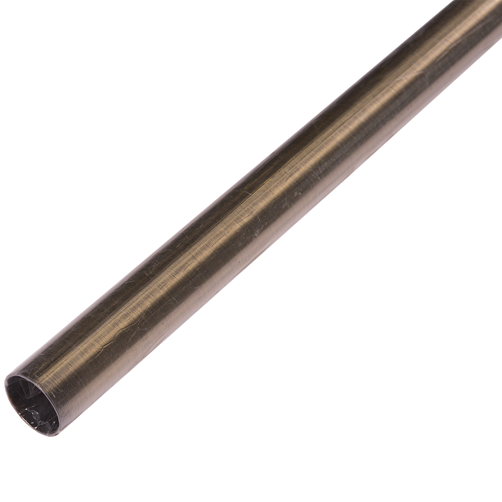 Bara galerie metal forjat, 20 mm, 120 cm, auriu antic
