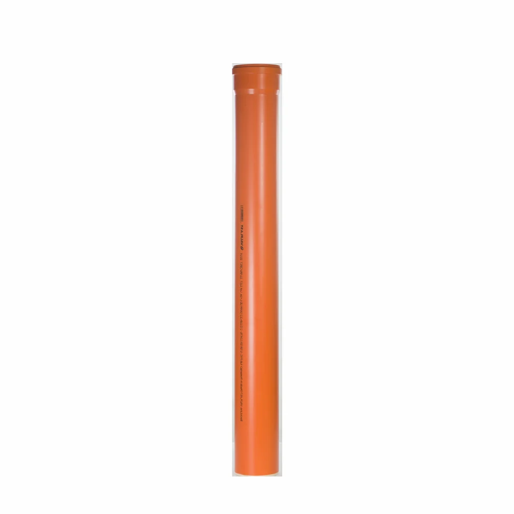 Teava PVC SN4 Valrom, canalizare exterioara, cu mufa si garnitura, diametru 160 mm, 1 m