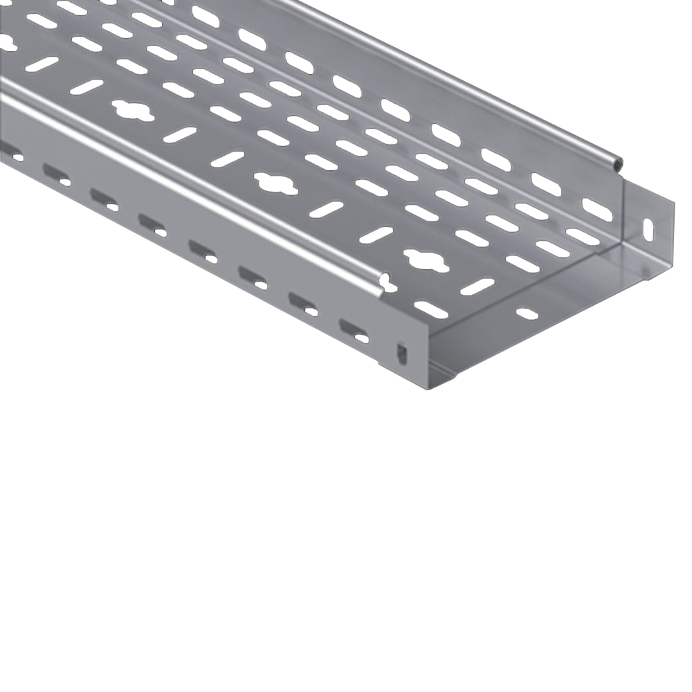 Jgheab metalic rapid ranforsat Metaksan, 100 x 40 x 0.7 mm