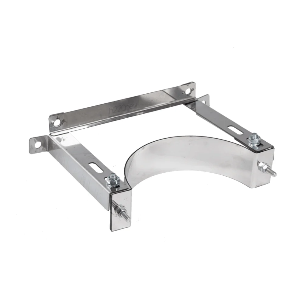 Colier ranforsat pentru burlan, inox, diametru 250 mm