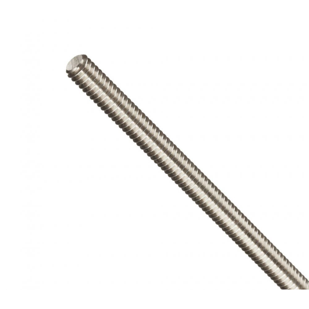 Tija filetata, inox, 10 x 1000 mm