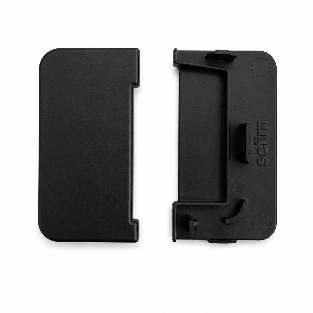 Set terminatie stanga/dreapta profil Gola 8402, plastic, negru