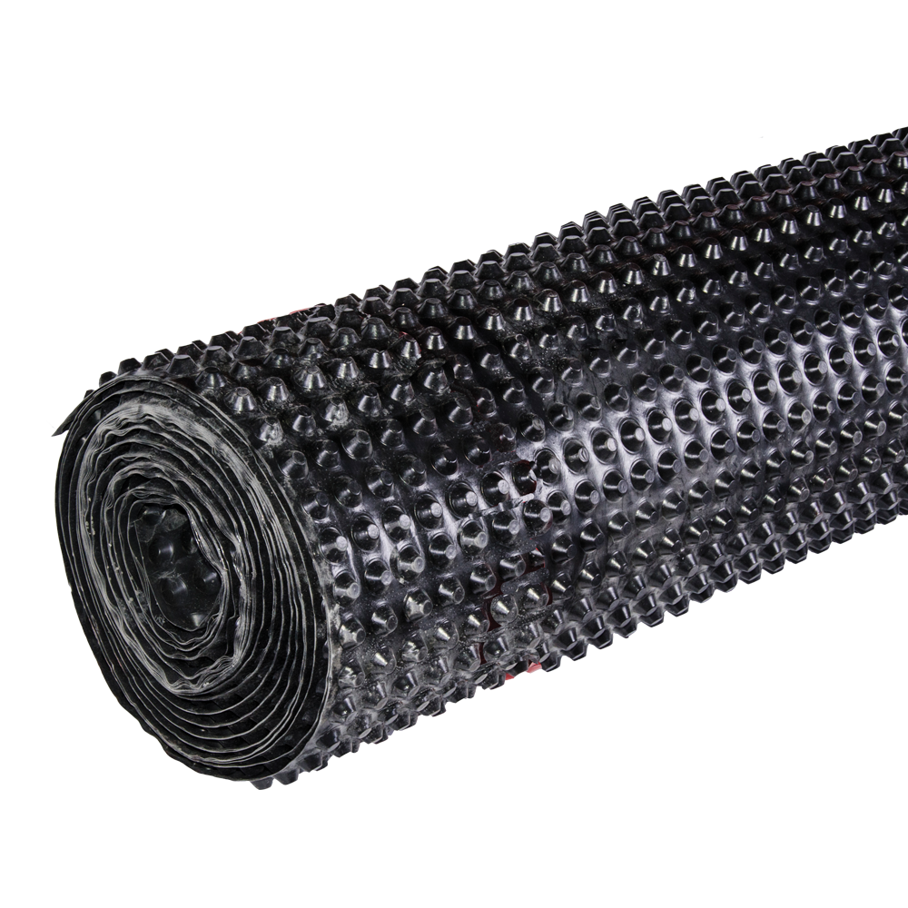 Membrana cu crampoane protectie fundatie, Drain 400 g/mp, 2 x 20 m