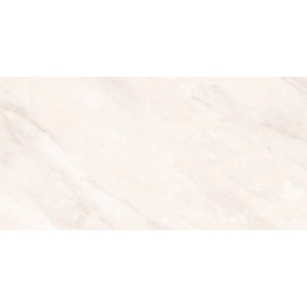 Gresie portelanata interior/exterior Plumentic Crema, rectificata, crem mat, PEI 4, aspect marmura, 60 x 120 cm