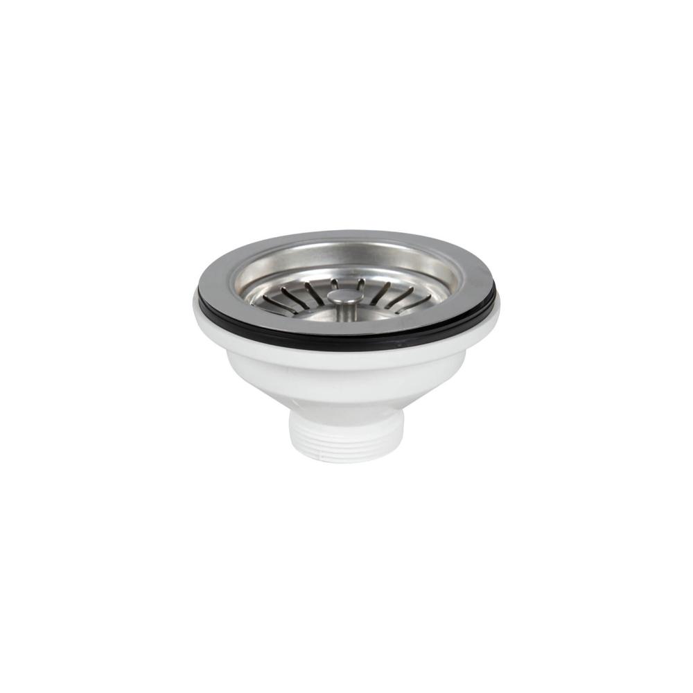 Ventil chiuveta bucatarie Eurociere, inox/compozit, 3 1/2 x 1 1/2 toli