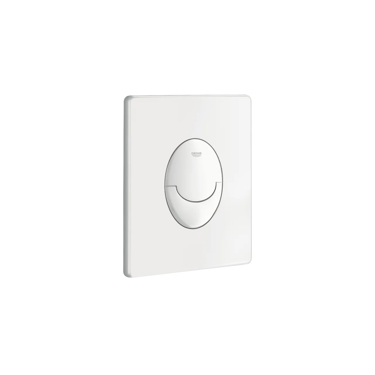 Placa de actionare rezervor WC Grohe Skate Air, 15.6 x 19.7 cm, alb
