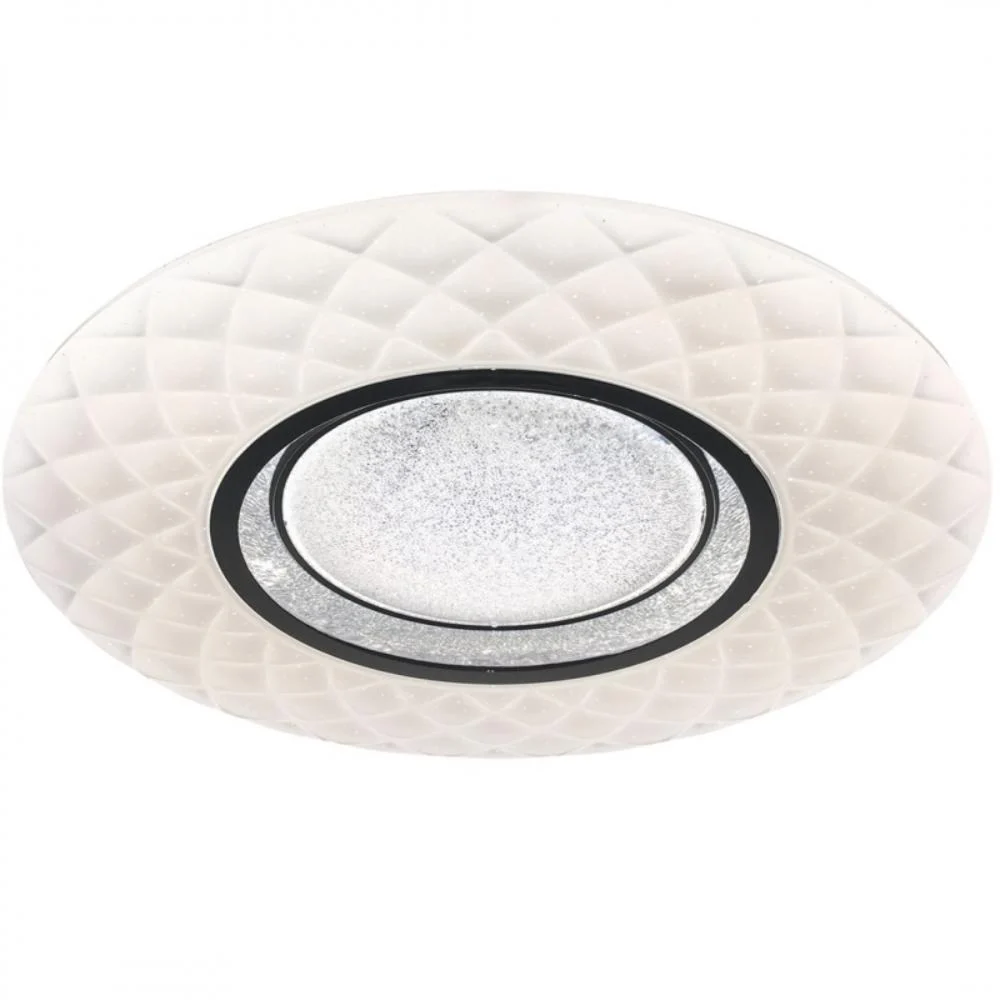 Plafoniera led Tokyo, D40, 24 W, metal/plastic, alb/crom, telecomanda