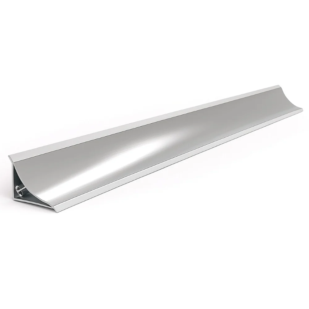 Profil inaltator pentru blat bucatarie, aluminiu, concav, 4 m