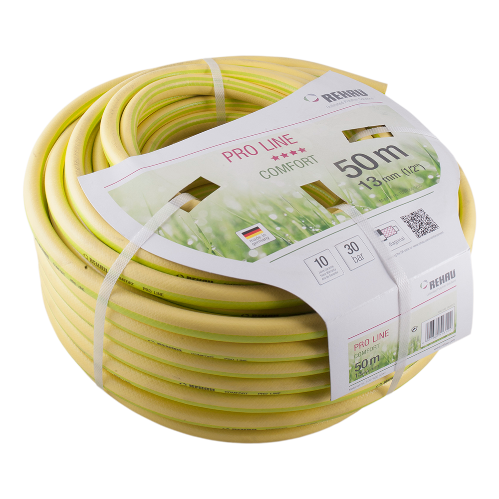 Furtun Rehau Po Line 1/2, cauciuc, 50 m, galben