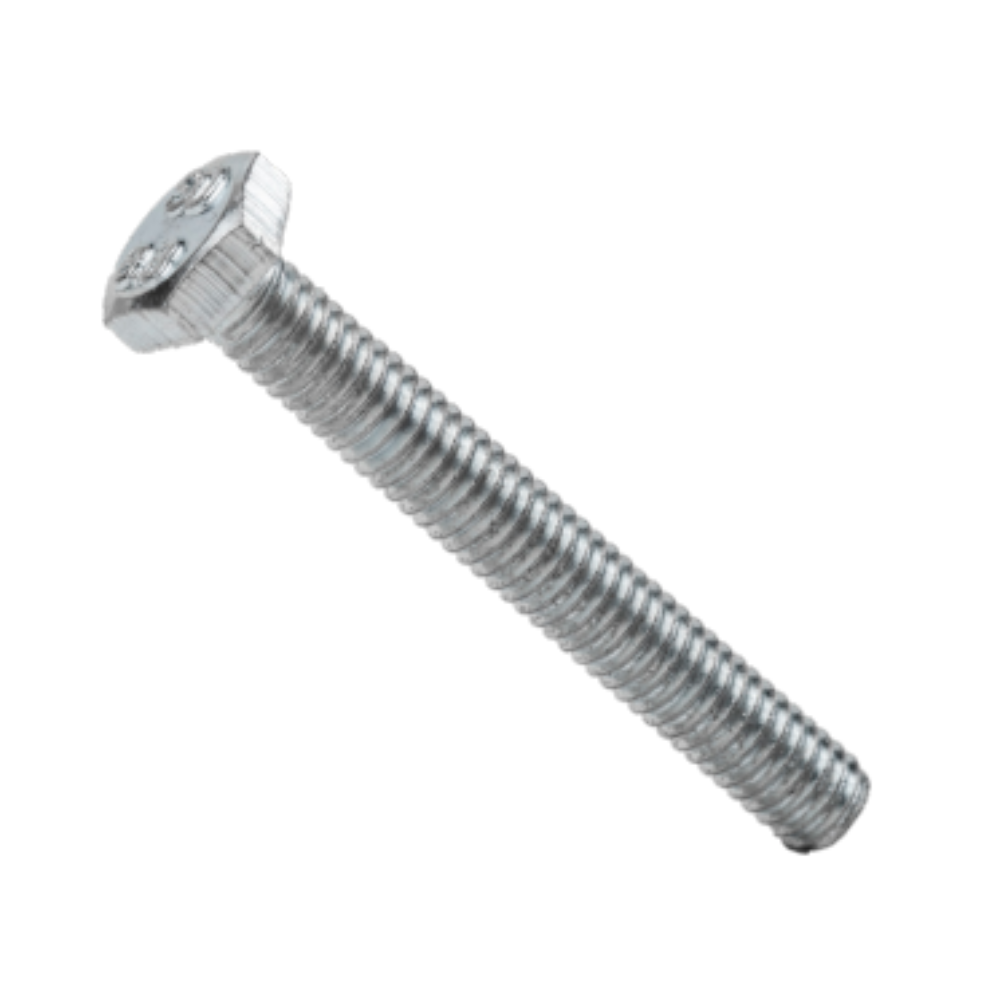 Surub cu cap hexagonal, metric, otel zincat, 16 x 80 mm, 10 buc