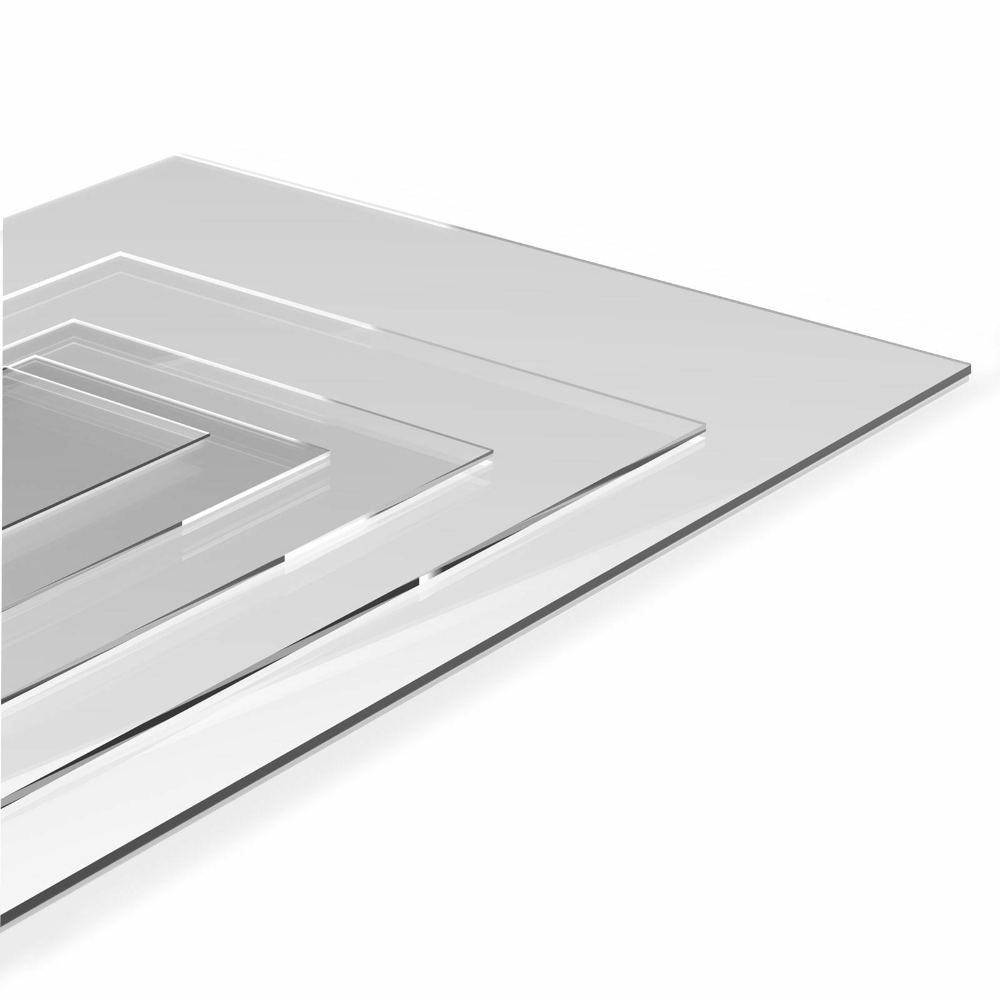 Placa PMMA Daroni, transparent, 1025 x 1015 x 4 mm