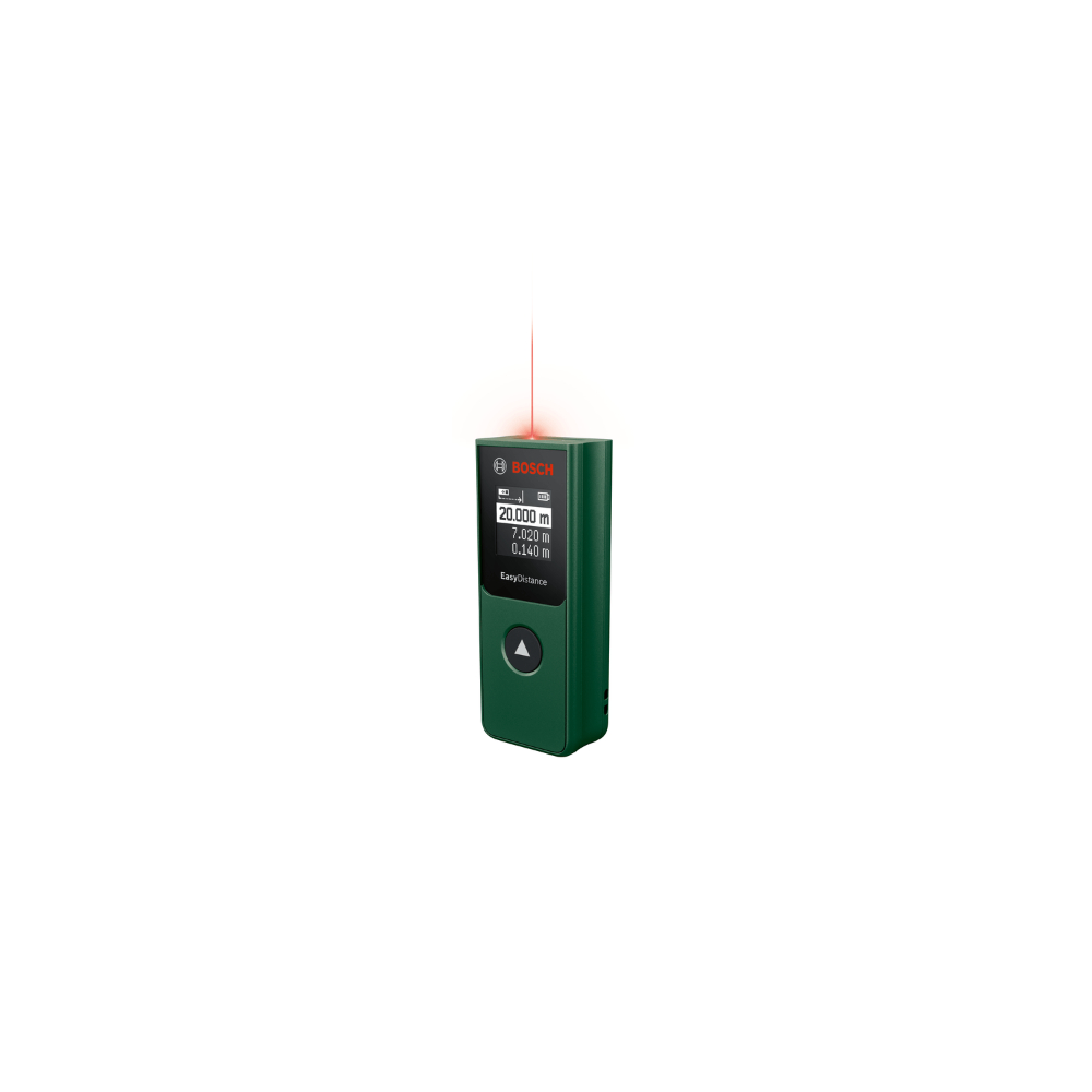 Telemetru laser Bosch EasyDistance 20 - , 20 m, +/-3 mm/m, - valori memorate