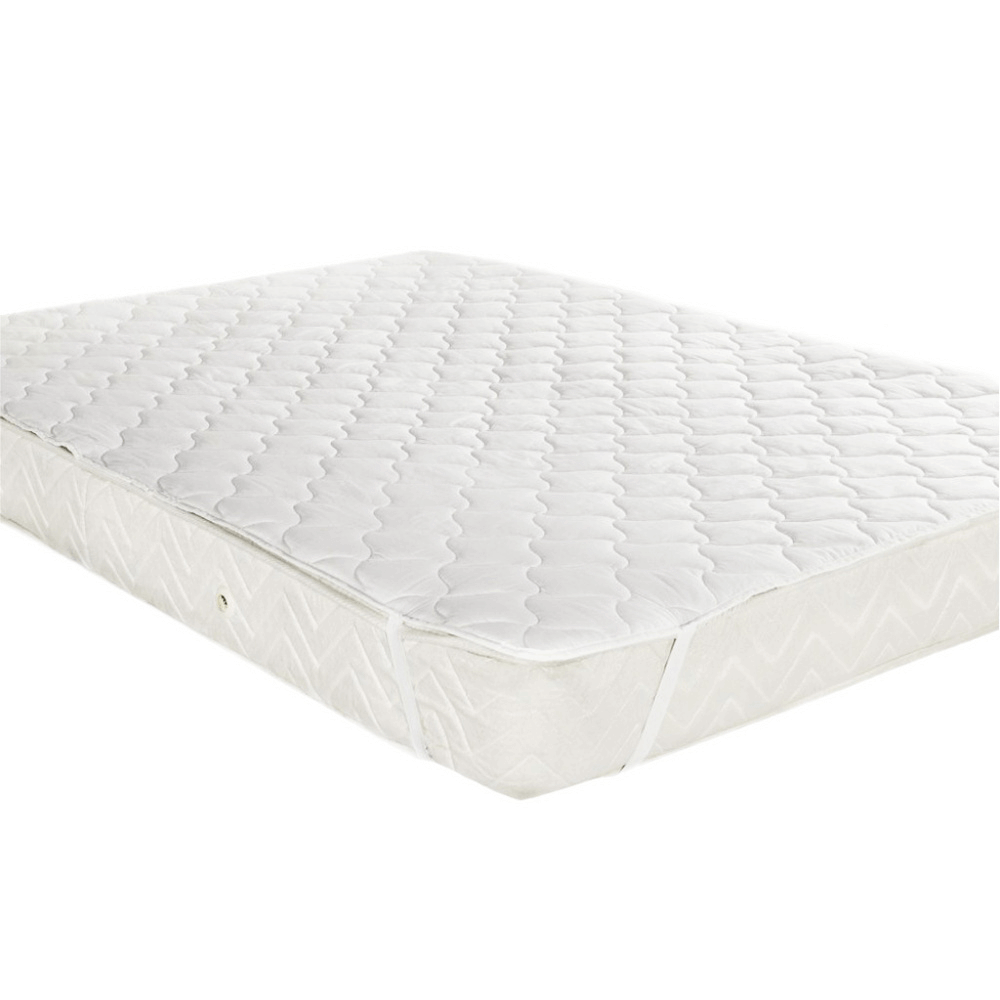 Protectie pentru saltea Meltem, matlasata, microfibra, alb, 90 x 200 cm