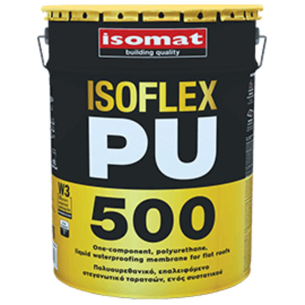 Rasina poliuretanica pentru terase Isomat Isoflex PU 500, alb, 6 kg