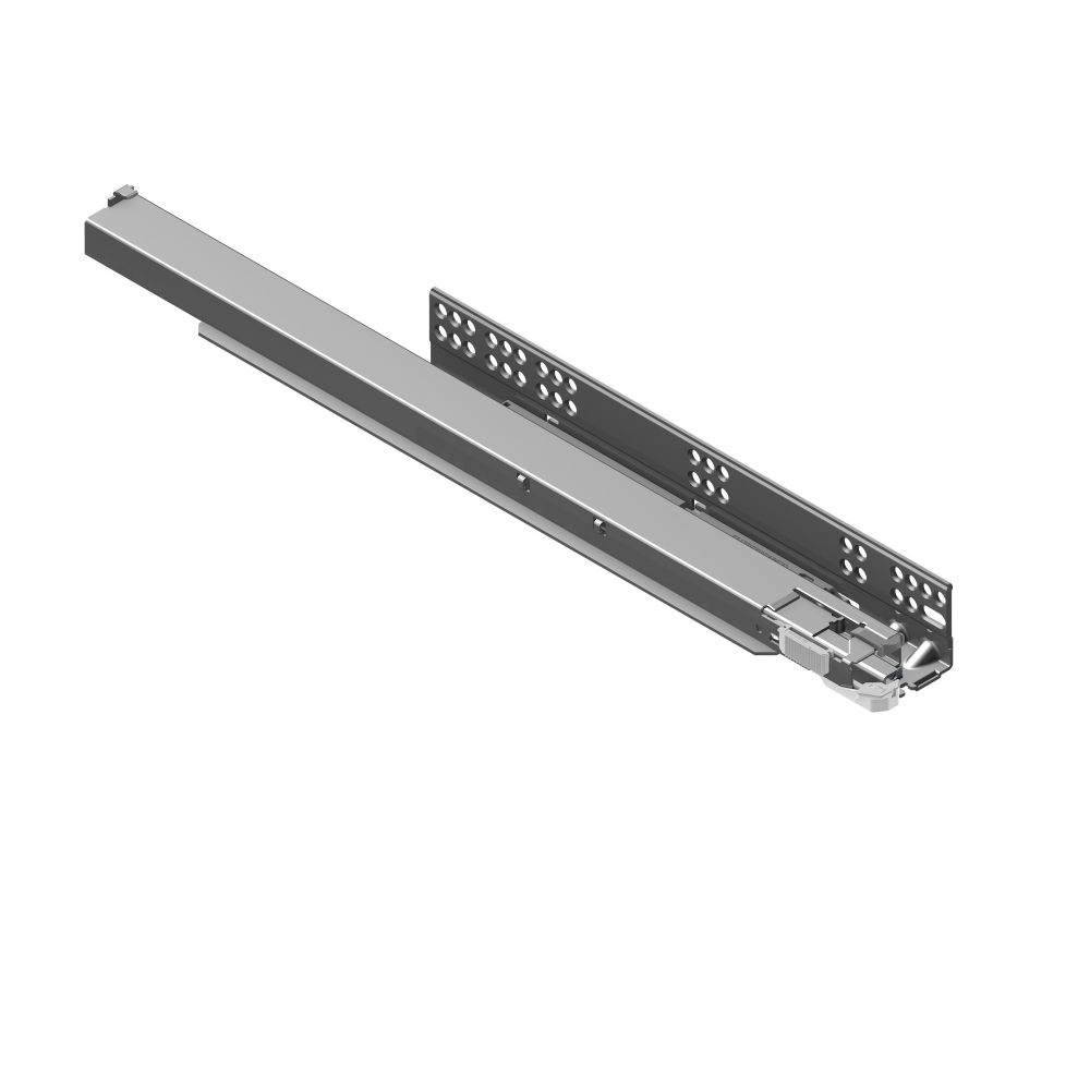 Glisiera dreapta Dynapro, maxim 40 kg, otel, zincat, 500 mm