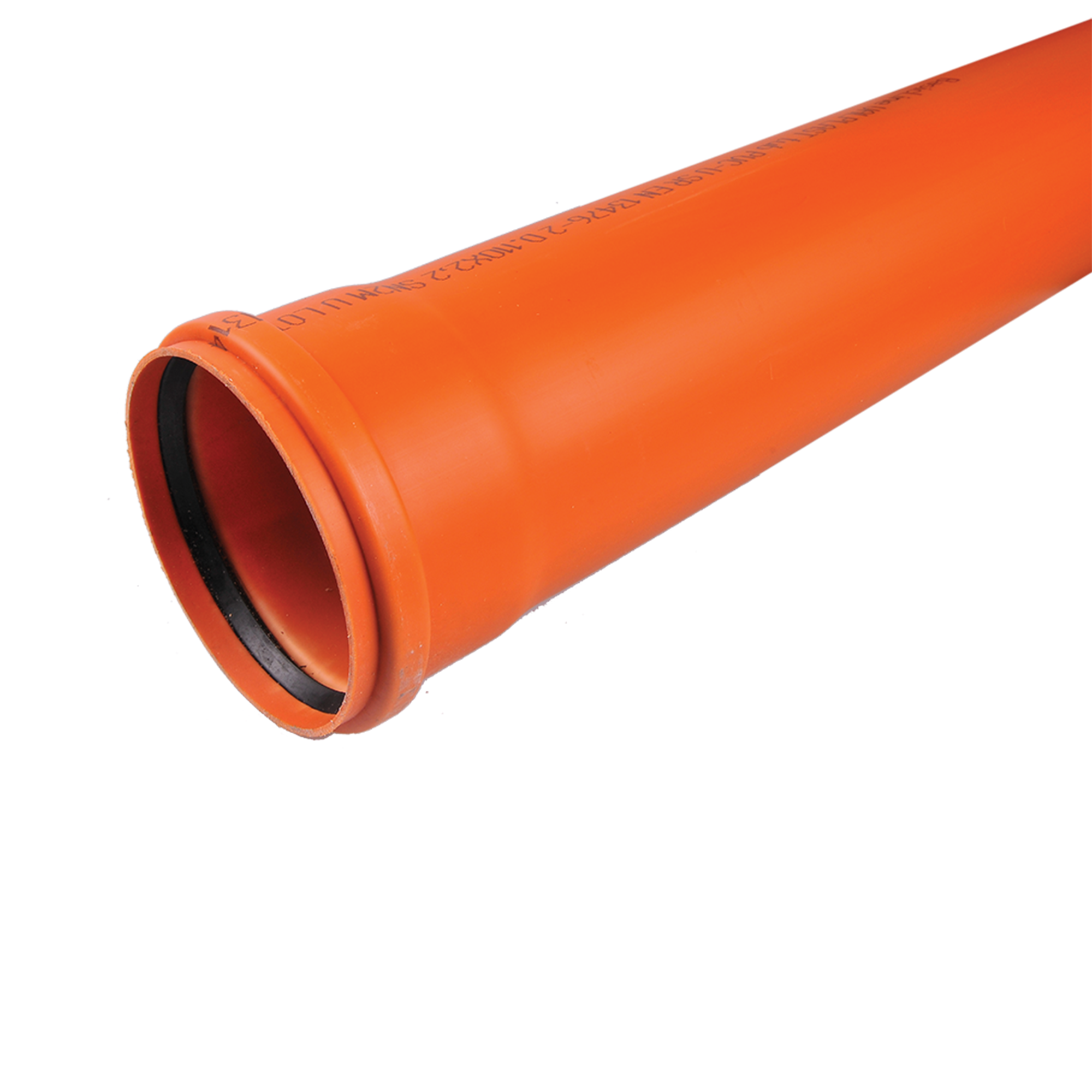 Teava PVC SN2 Valrom, canalizare exterioara, cu mufa si garnitura, diametru 110 mm, 3 m