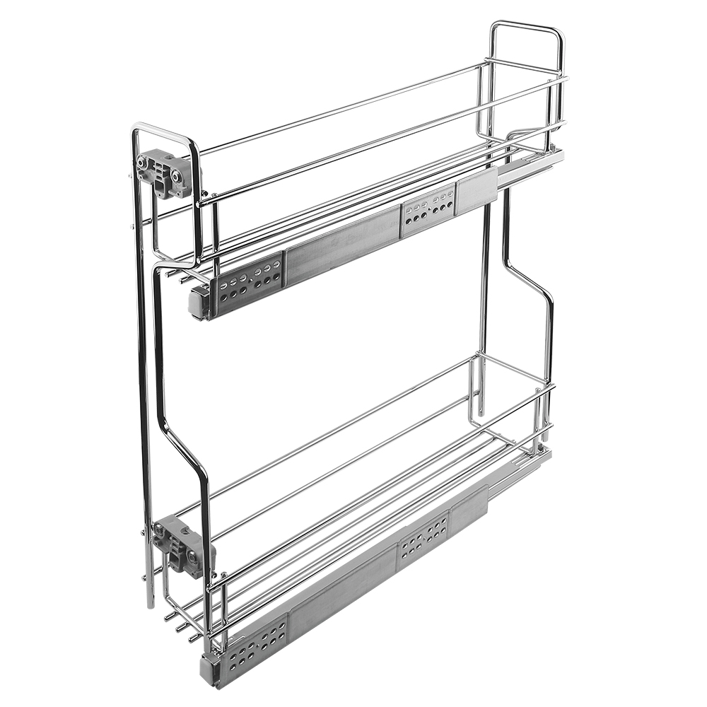 Cos metalic Jolly Siderplast, glisiera Hettich, dreapta, crom, 110 mm