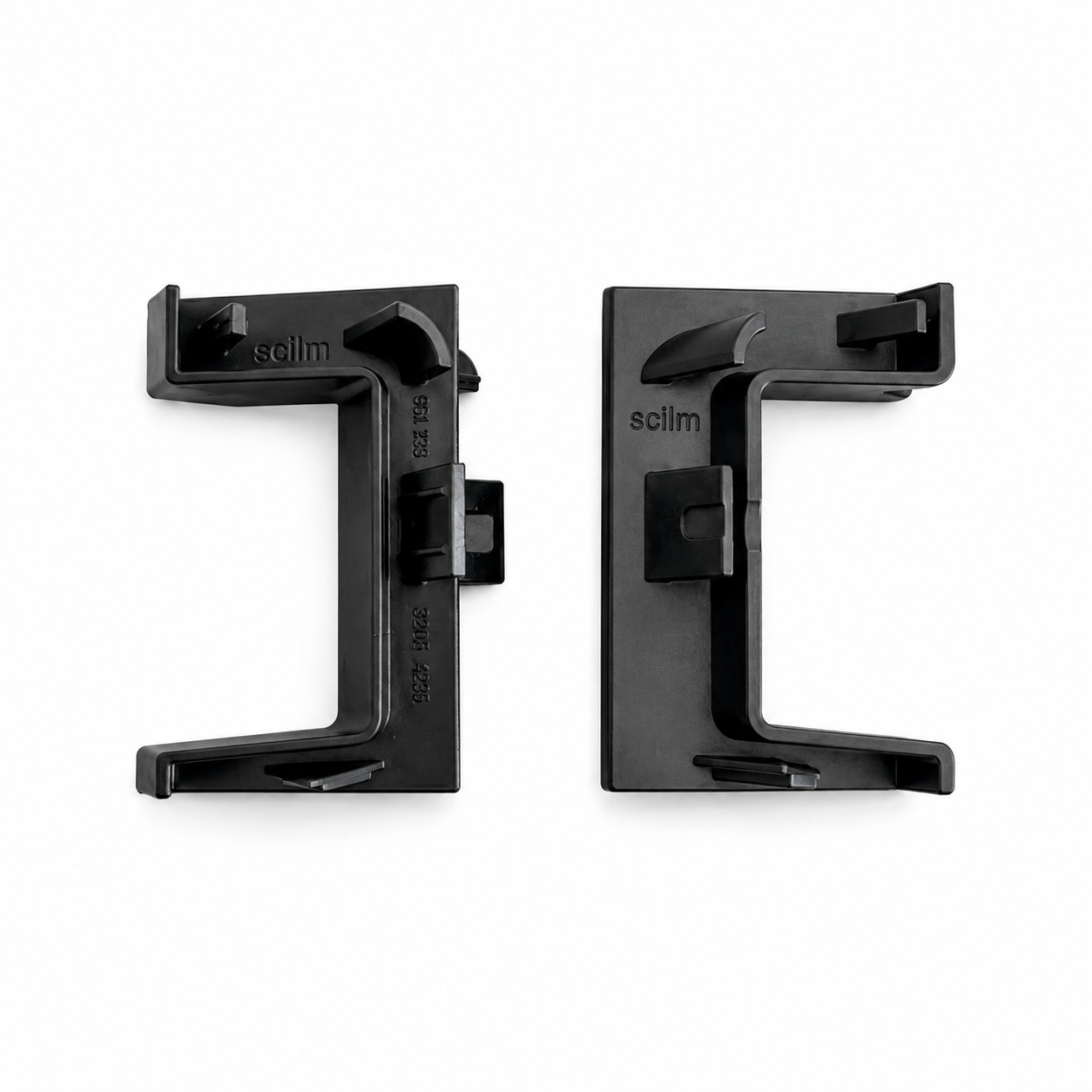 Set colt interior 45° Gola 8401, plastic, negru