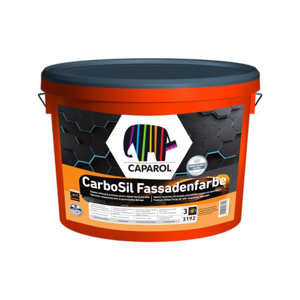 Vosea lavabila exterior Caparol CarboSil Fassadenfarbe, alb,  2.35 l
