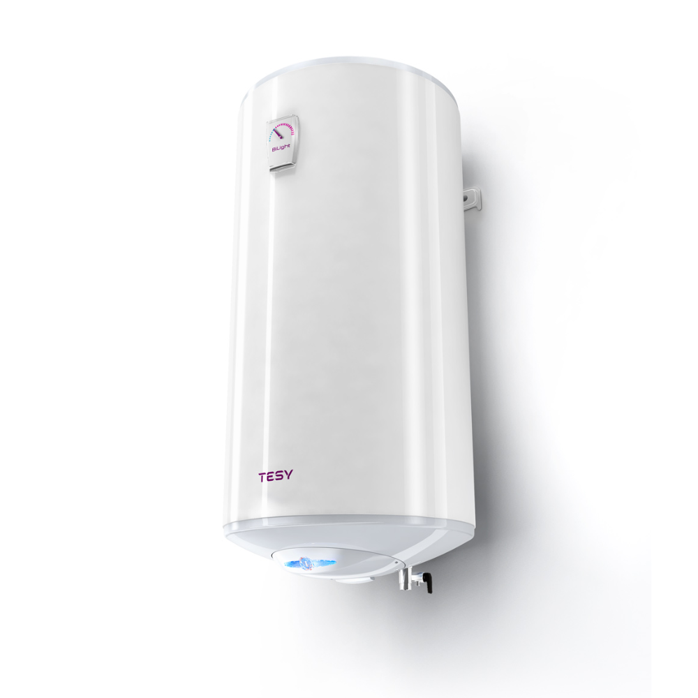 Boiler electric 100 l Tesy BiLight GCV1004420B11TSR, 2000 W, vertical, fara serpentine, 1 rezervor, alb, 24 kg, 985 x 467 x 440 mm