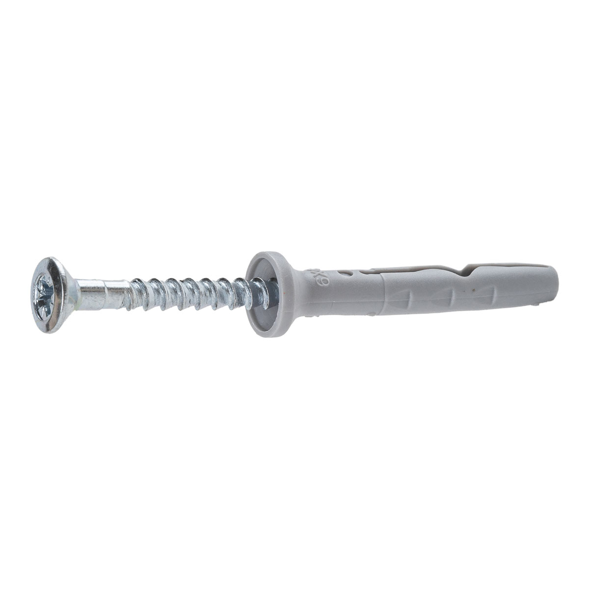 Diblu universal fara guler, cu surub, polietilena, otel galvanizat, 10 x 80 mm, 100 buc