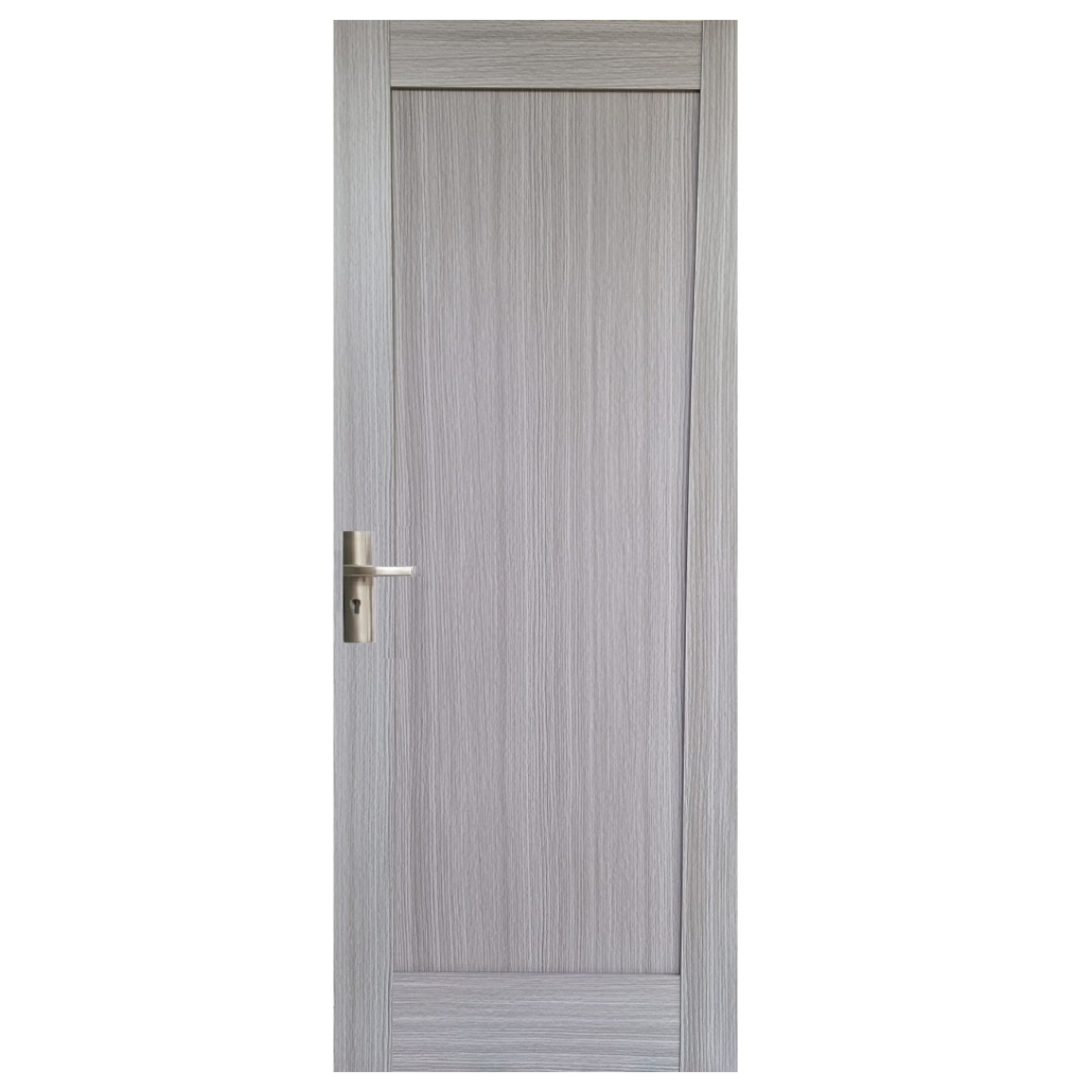Usa interior plina Pamate U-84, reversibila, MDF, gri, toc 10 cm, 200 x 80 x 3.8 cm