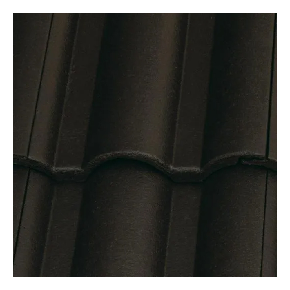 Tigla de ventilare Terran Danubia, negru, 330 x 420 mm, 4.2 kg/buc