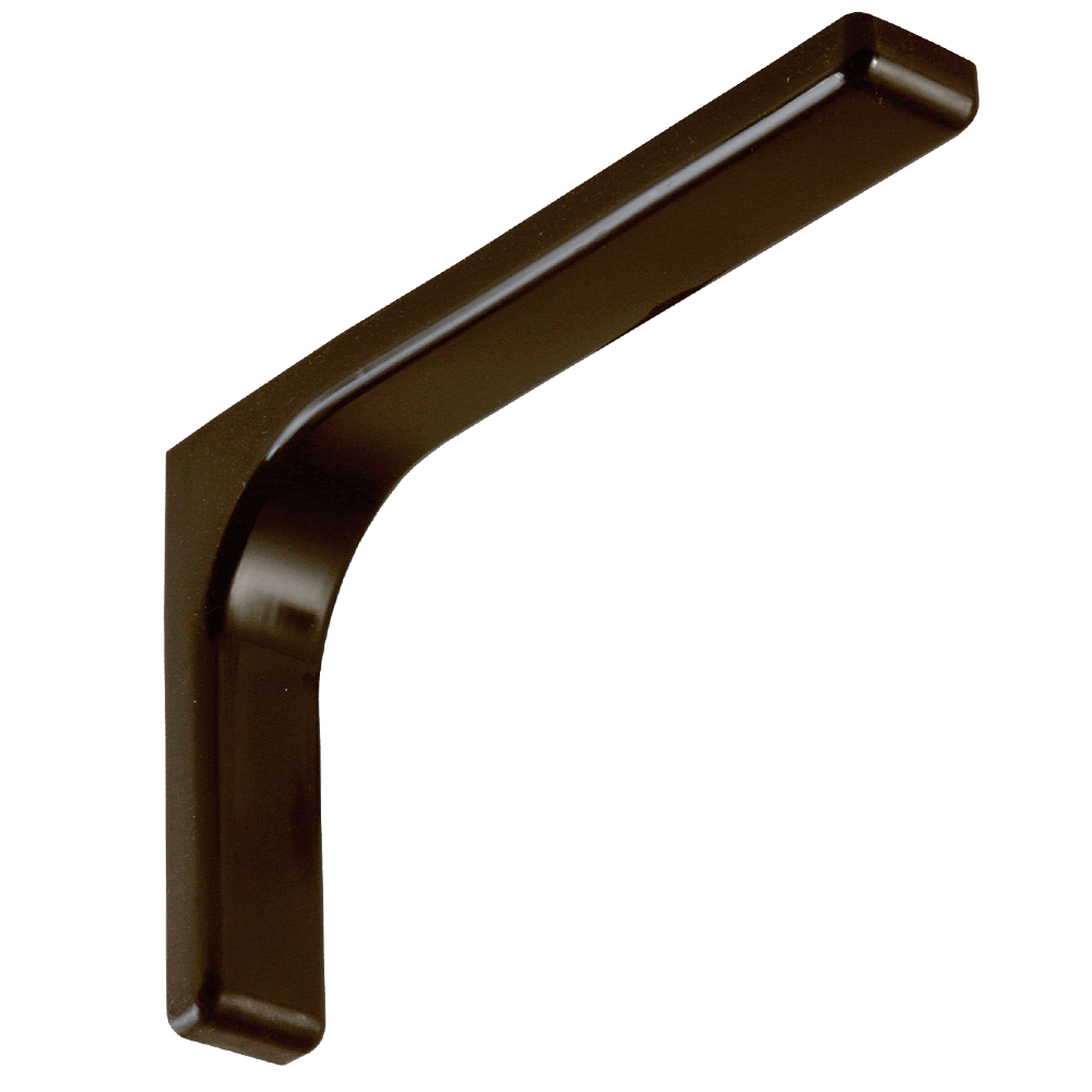 Suport metalic de polita cu protectie, maro, 240 x 145 mm
