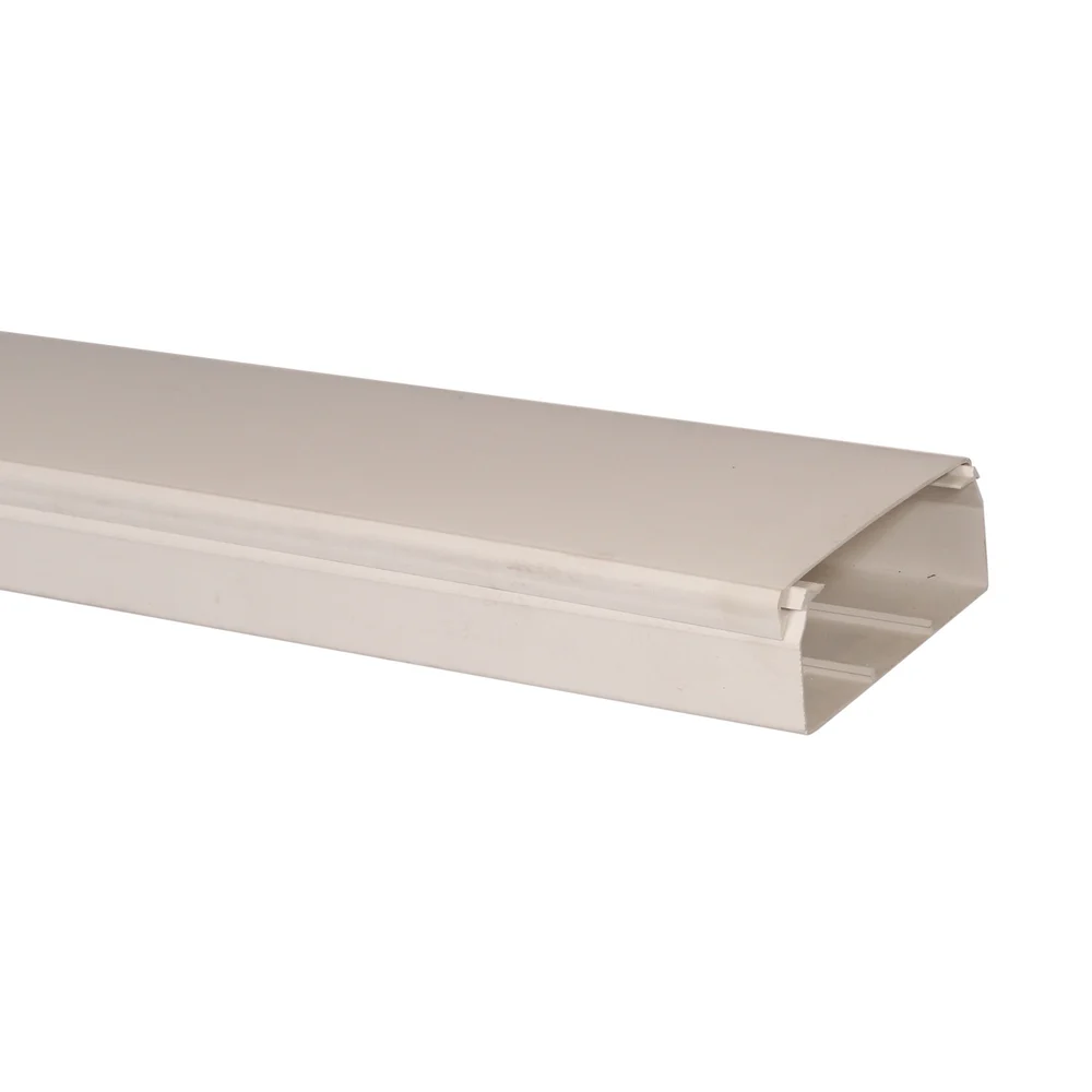 Canal cablu 100 x 40 mm, 2 m, alb, PVC ignifugat