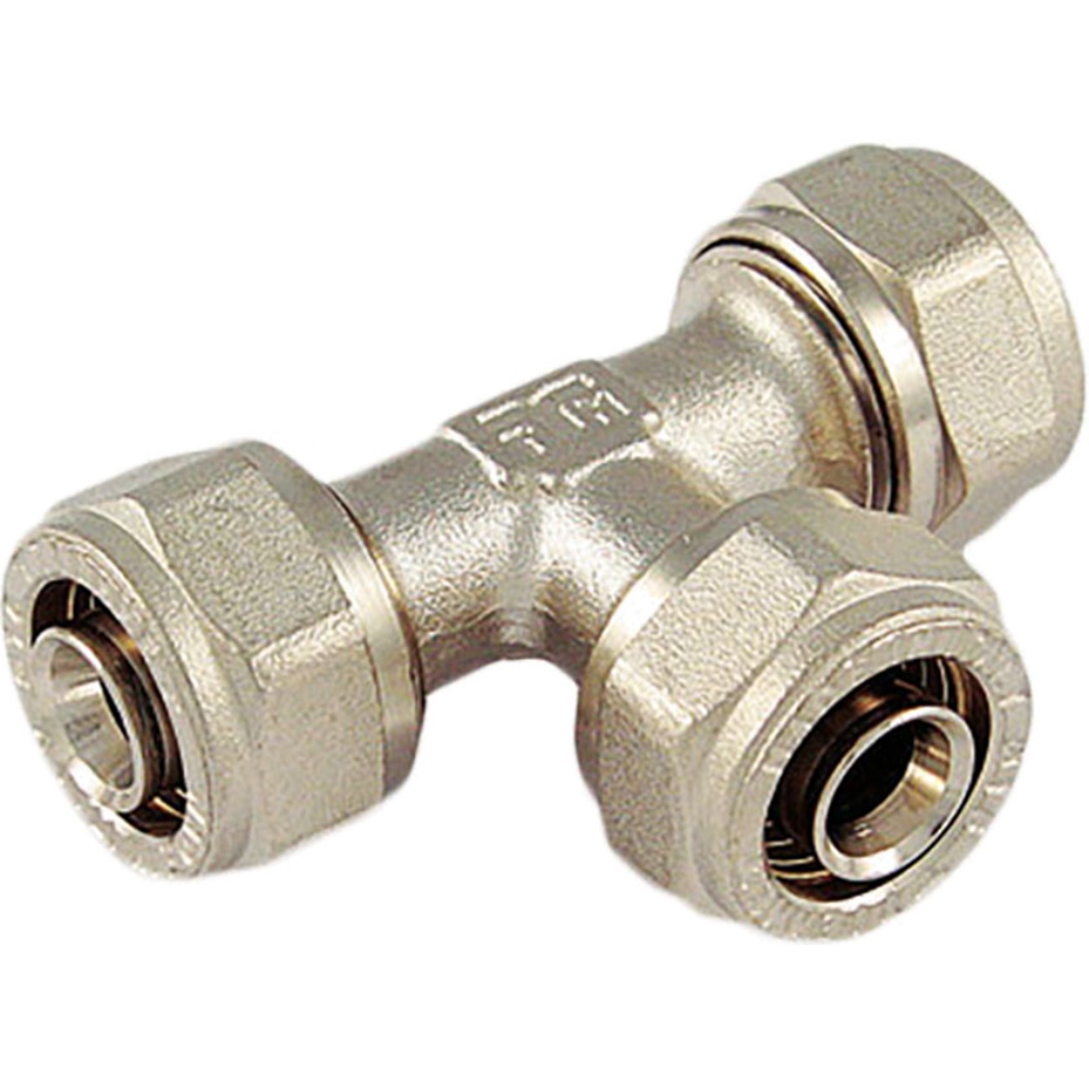 Teu redus compresie Tiemme, alama, 20 x 16 x 20 mm