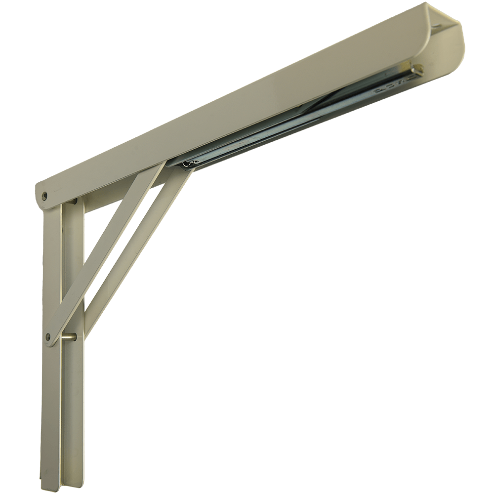 Consola rabatabila, alba, 400 x 270 x 36 mm