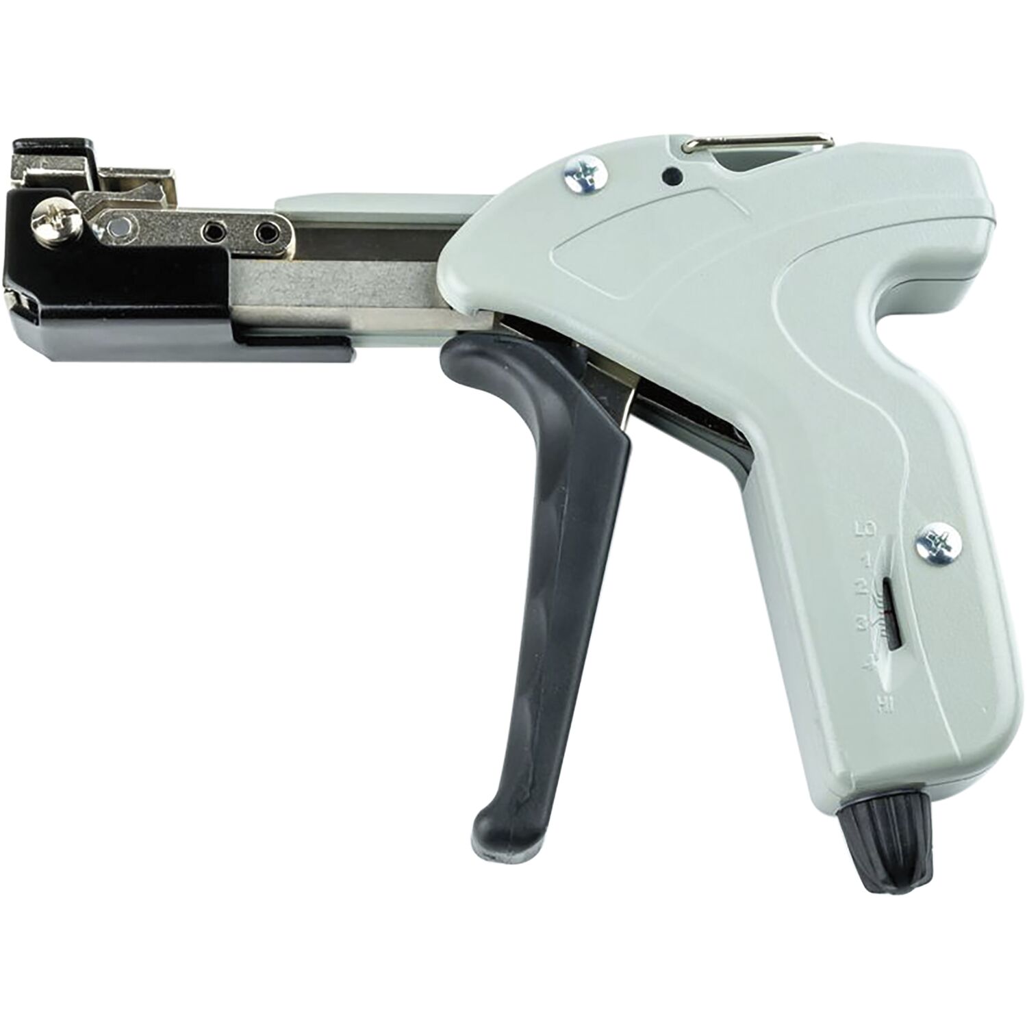 Pistol strangere coliere metalice HT-338, alb, 7.9 mm