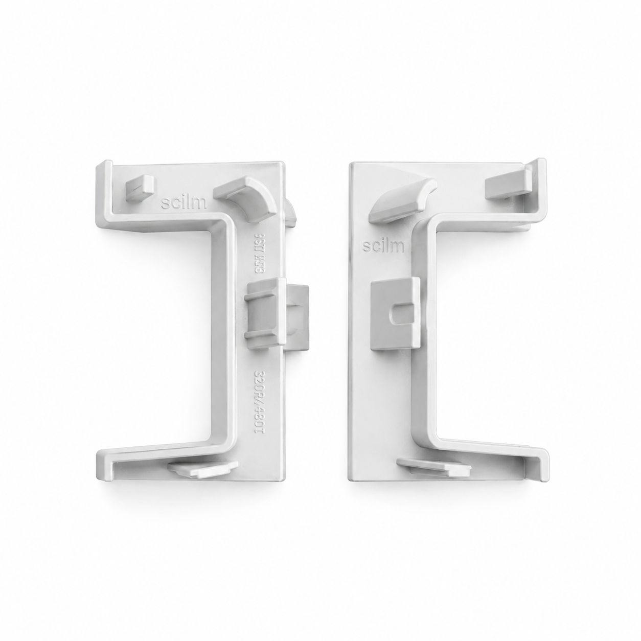 Set colt interior 45° Gola 8401, plastic, alb