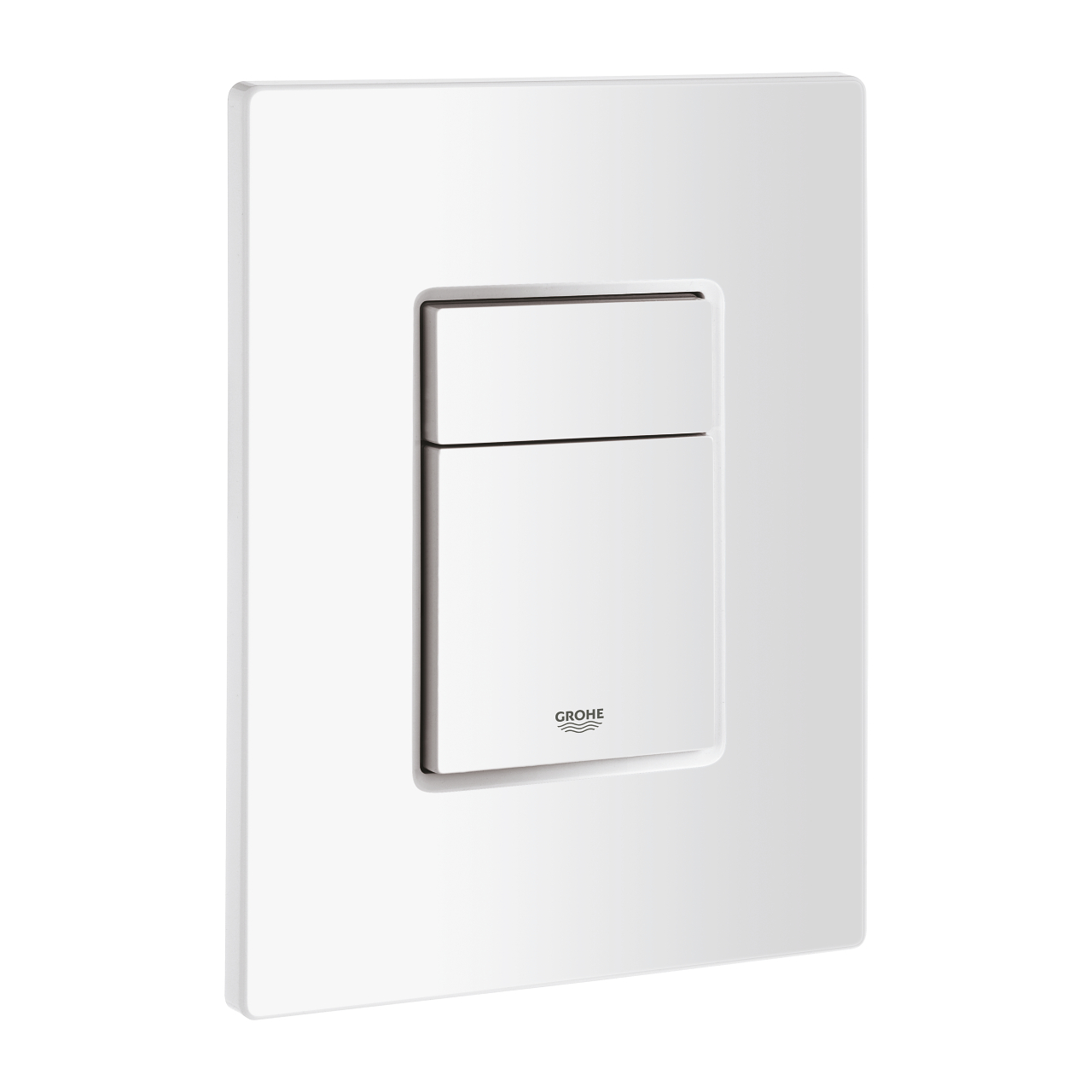 Placa de actionare rezervor WC Grohe Skate Cosmopolitan, 15.6 x 19.7 cm, alb