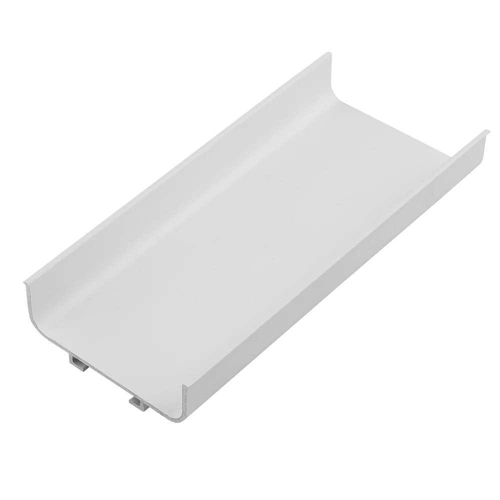 Profil aluminiu LB (tip Gola) - C, aluminiu, alb mat, 5.5 m
