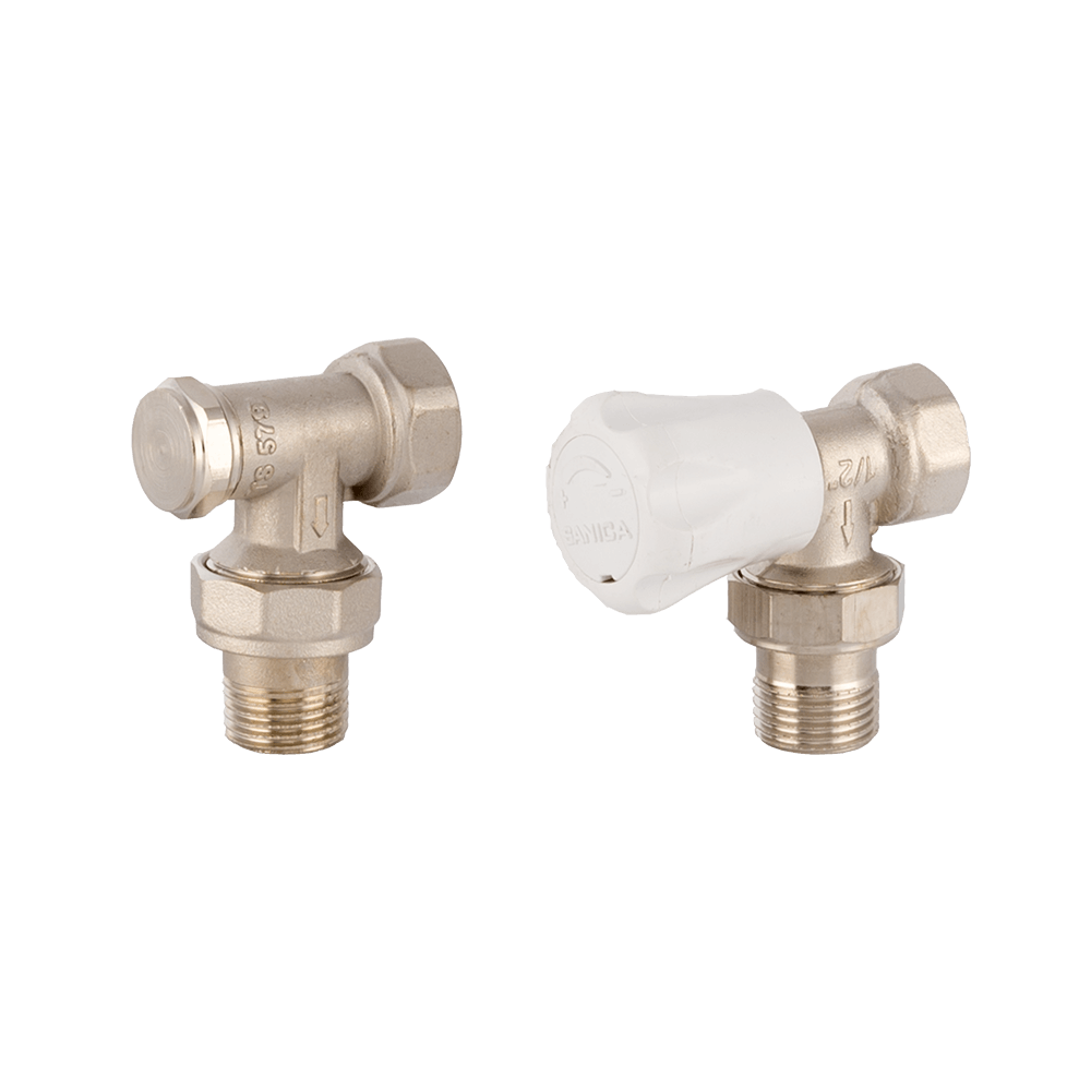Set robineti tur + retur, alama, 1/2 inch