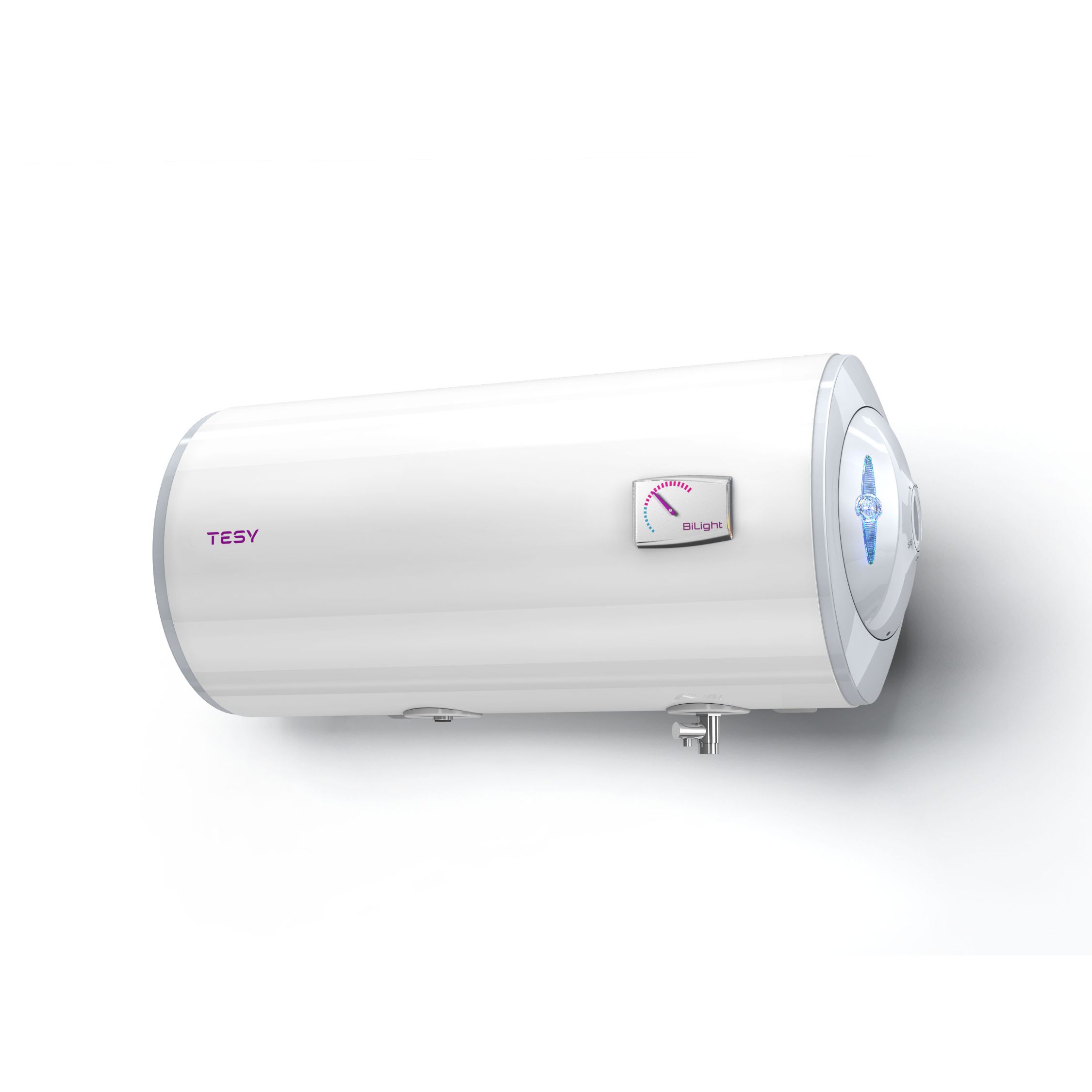 Boiler electric 50 l Tesy BiLight Orizontale GCH503520B12TSR, 2000 W, orizontal, fara serpentine, 1 rezervor, alb, 15.8 kg, 803 x 380 x 353 mm