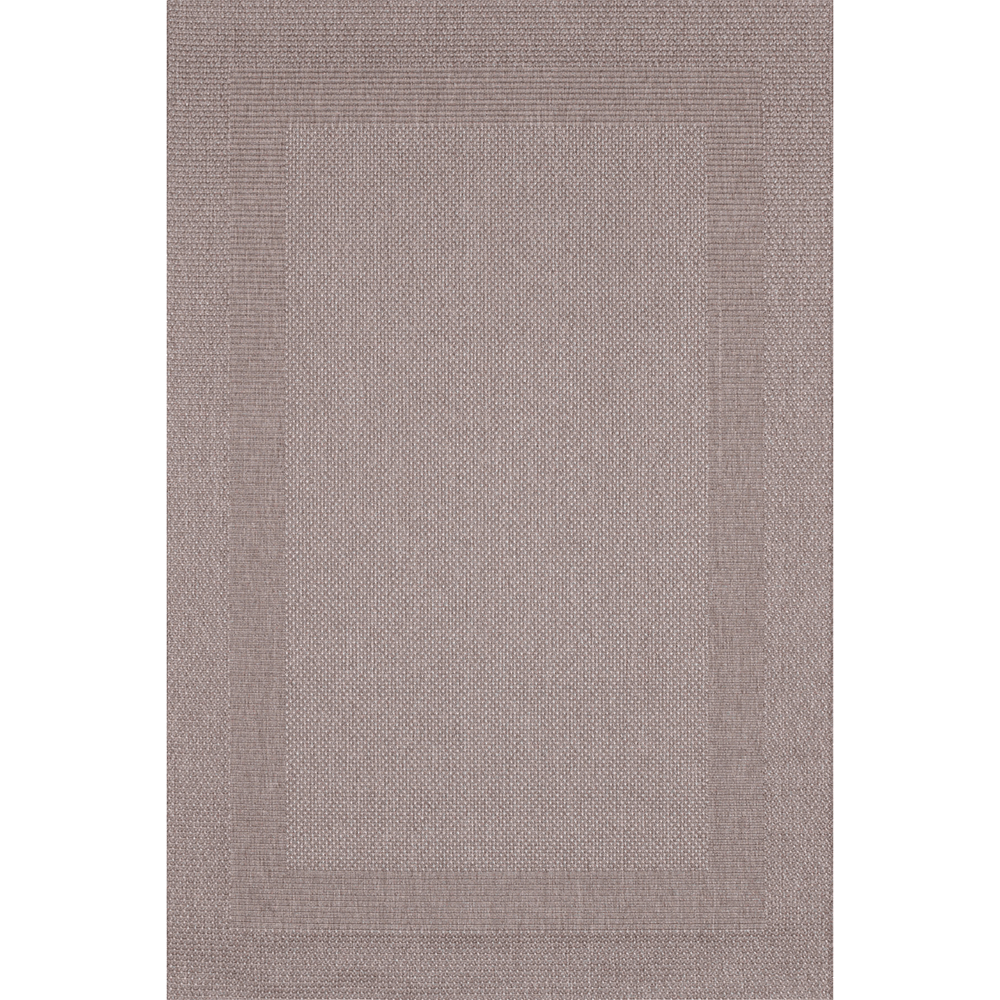 Covor modern Sintelon Adria 01BEB, polipropilena, model sisal bej inchis, 70 x 140 cm
