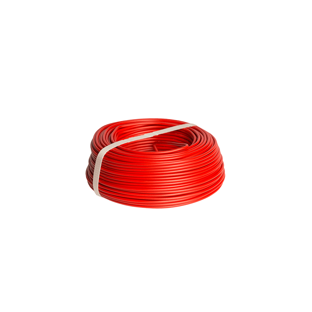 Conductor electric unifilar FY H07V-U, izolatie PVC, 1.5 mmp, 50 m, rosu