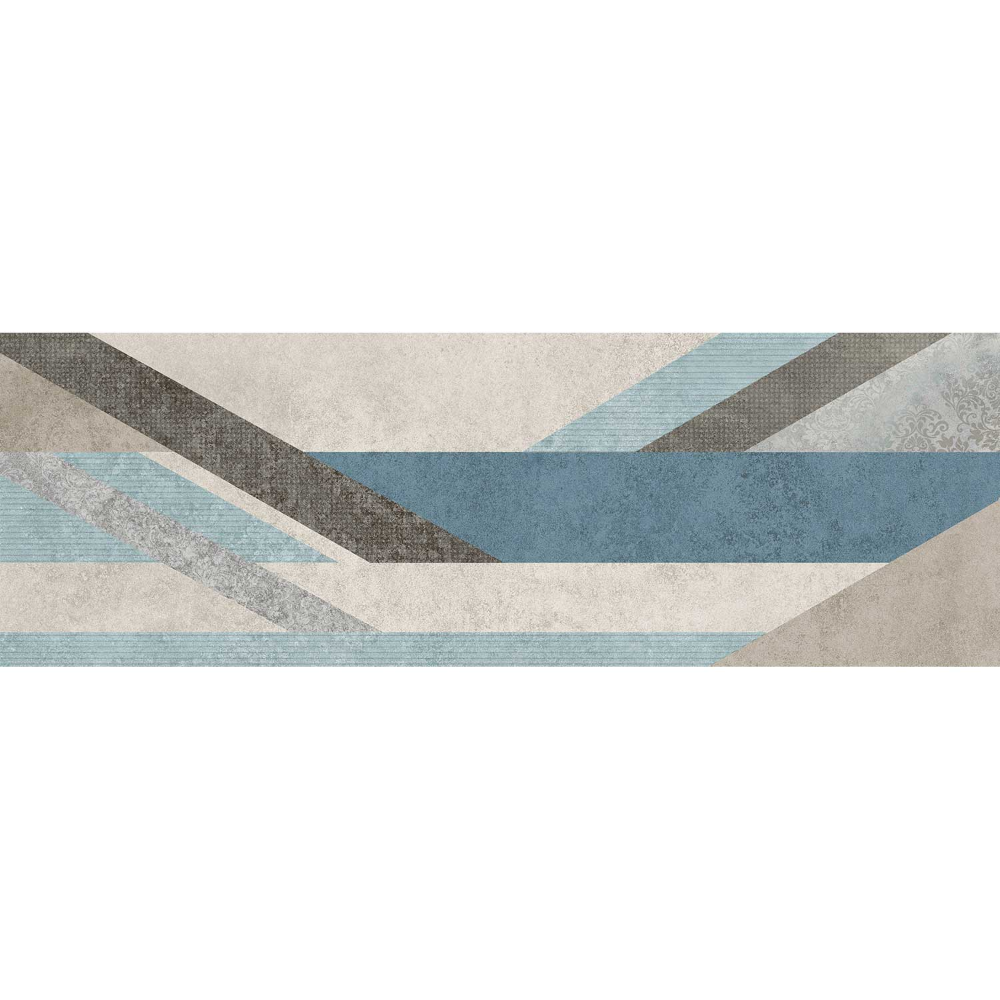 Faianta baie/bucatarie, mata, aspect decorativ, multicolor, dreptunghiulara, 75 x 25 cm