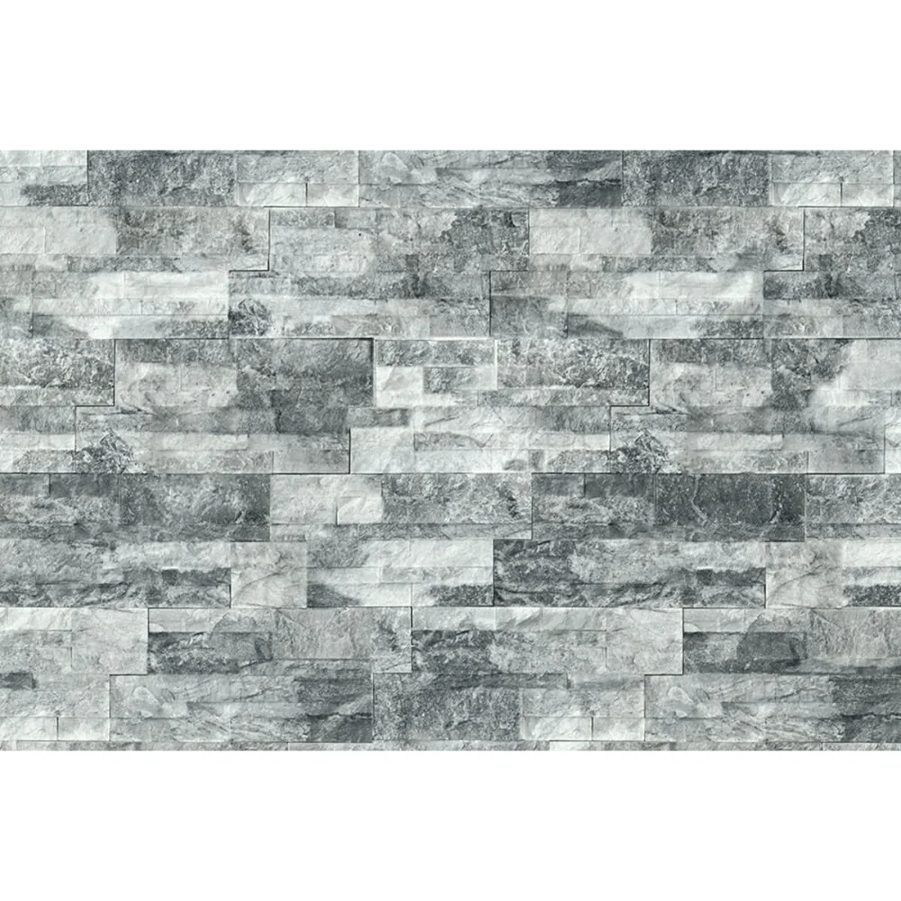 Piatra decorativa Modulo Prostack, gri/alb, interior/exterior