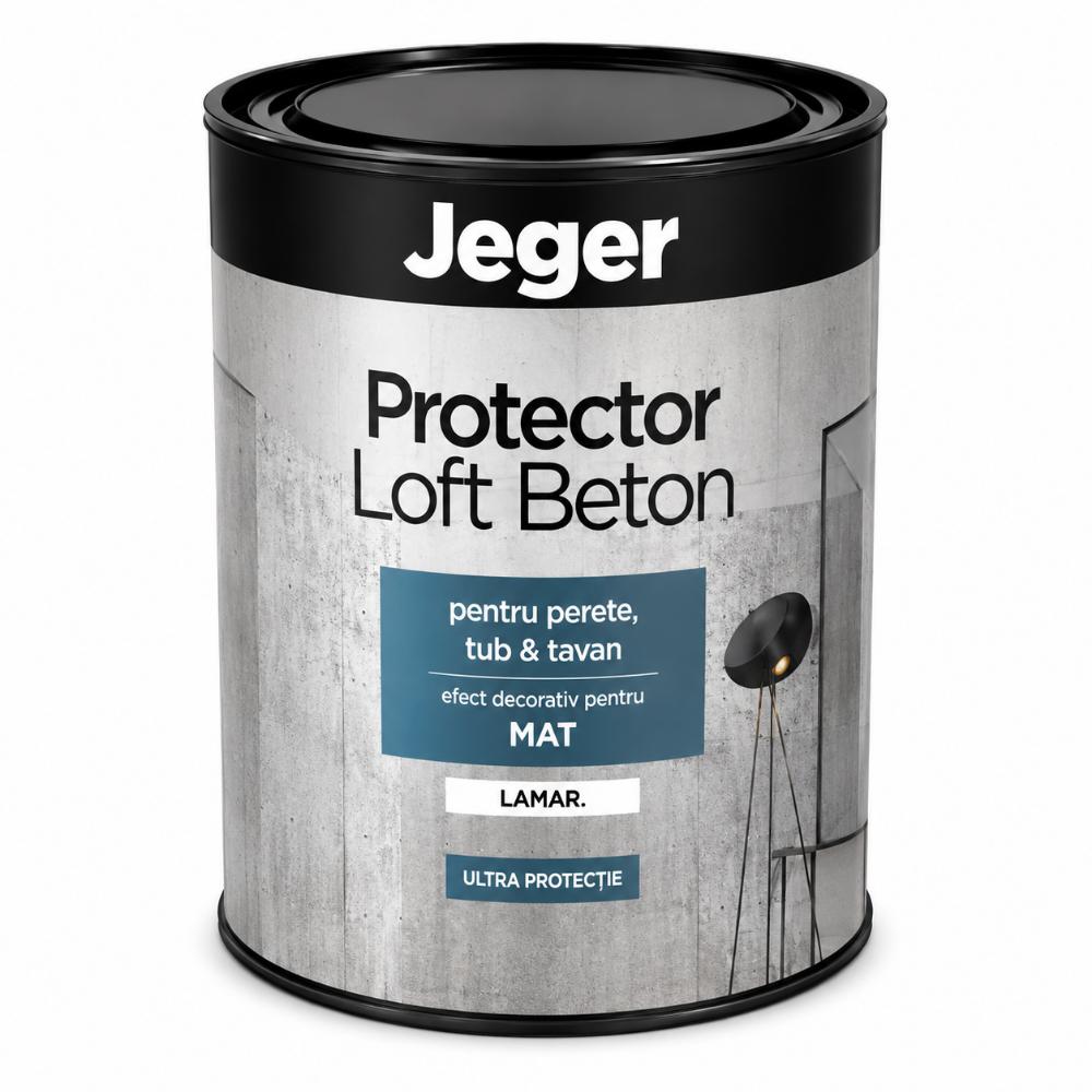 Lac protector Jeger Loft Beton, pardoseli, bai si blaturi, mat, 1 l