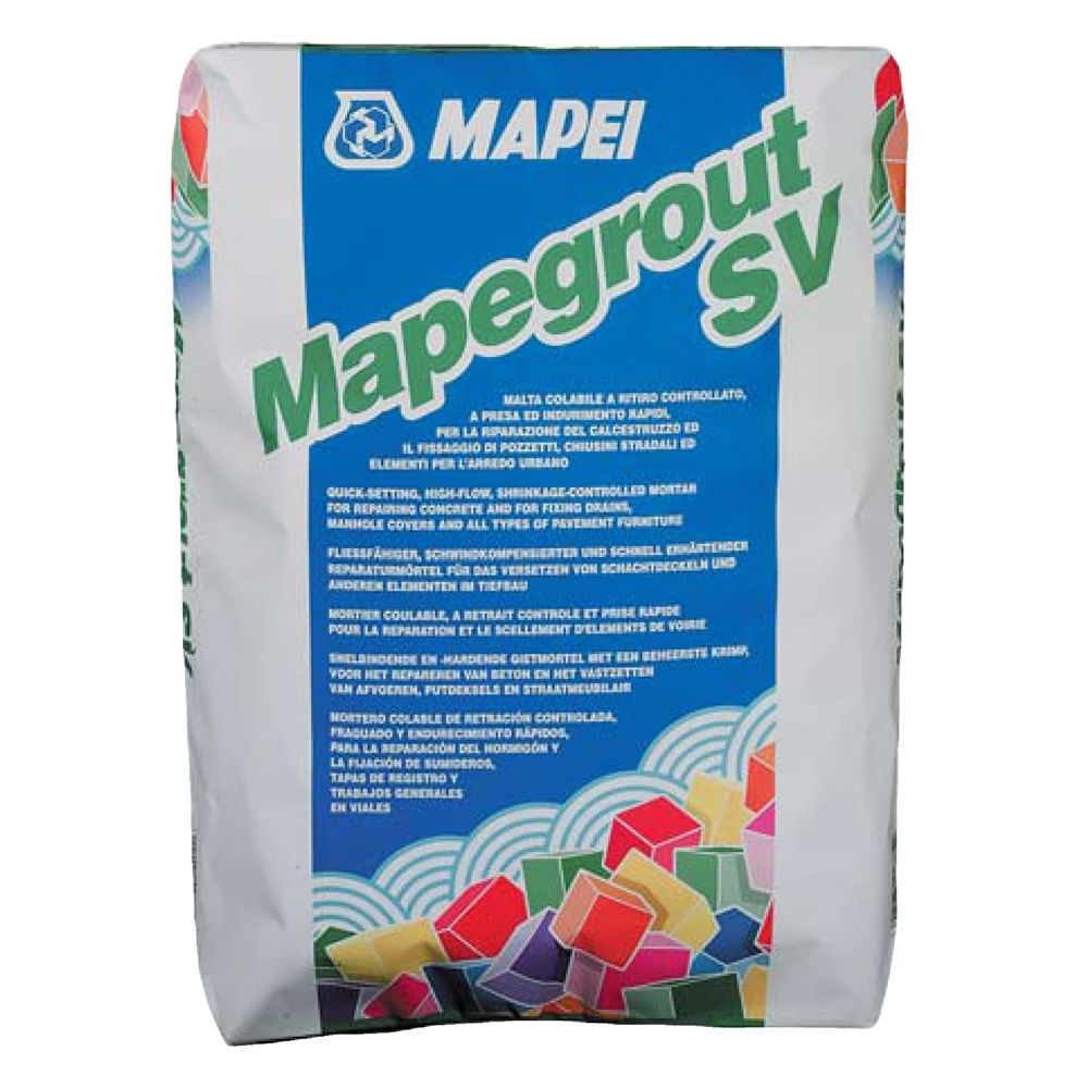 Mortar reparatii monocomponent Mapei Mapegrout SV, exterior, 25 kg