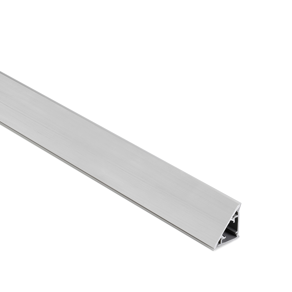 Profil inaltator pentru blat bucatarie LU5, aluminiu lucios, 4 m