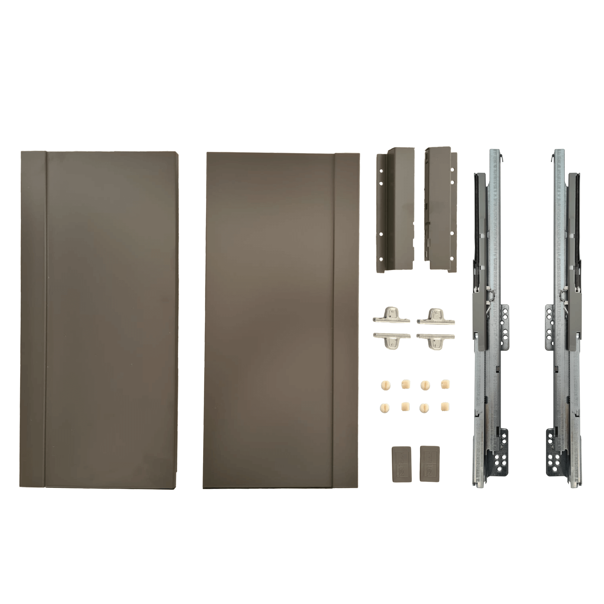 Set sertar FGV TEN2, metal, antracit, 45 kg, 0.5 m