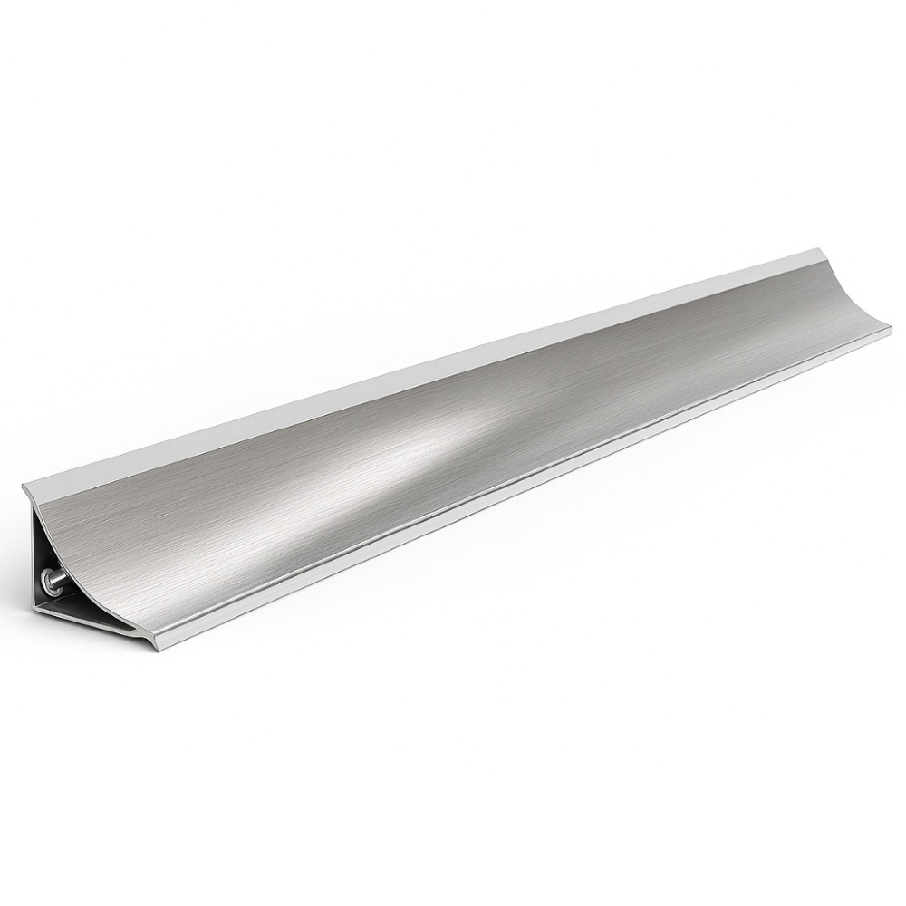 Profil inaltator concav pentru blat bucatarie, aluminiu, argintiu, 4 m