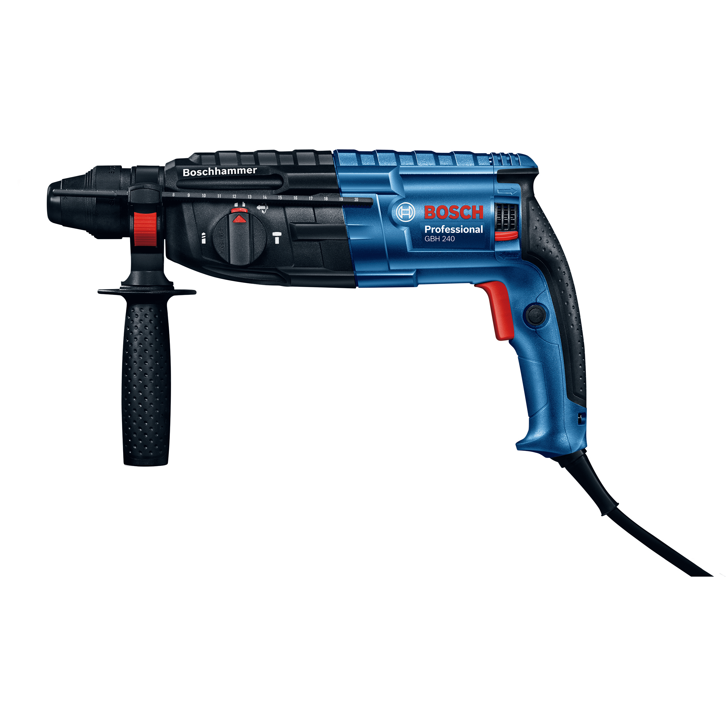 Ciocan rotopercutor Bosch GBH240 Professional, SDS-plus, 3 functii, 790 W, 2,7 J